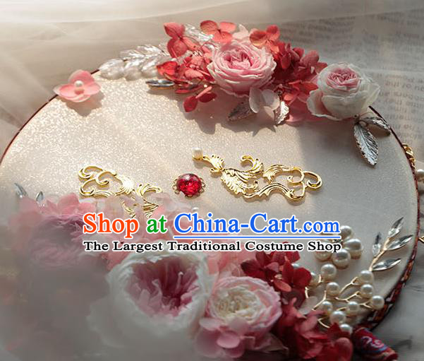China Handmade Wedding Palace Fan Classical Dance Circular Fan Traditional Bride White Rose Silk Fan