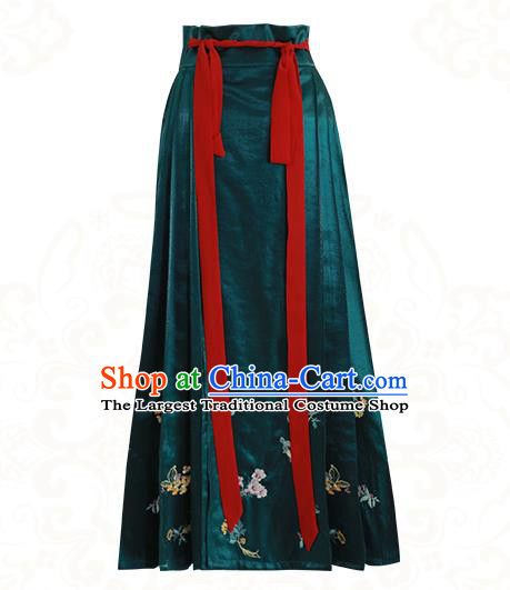 China Ancient Noble Female Embroidered Hanfu Dress Traditional Ming Dynasty Imperial Countess Historical Clothing for Women