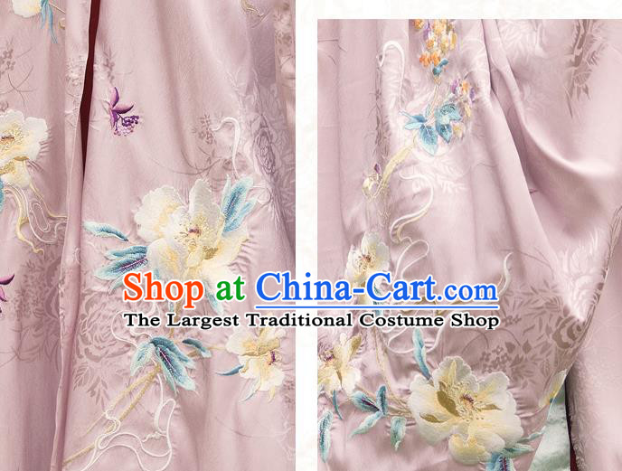 China Ancient Noble Female Embroidered Hanfu Dress Traditional Ming Dynasty Imperial Countess Historical Clothing for Women