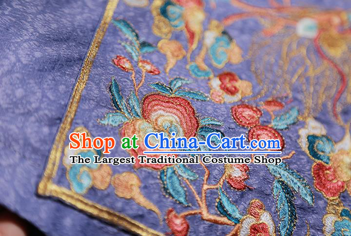 China Ancient Official Embroidered Hanfu Robe Traditional Ming Dynasty Noble Childe Historical Clothing for Men