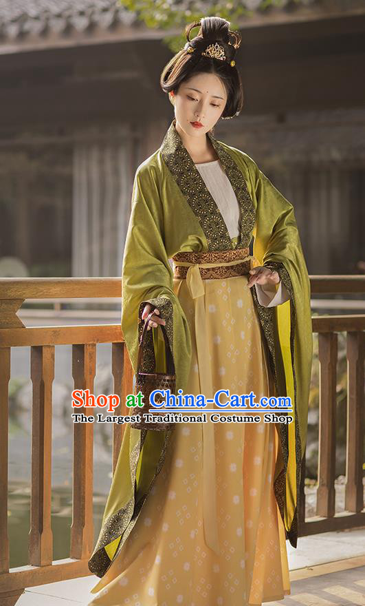 China Southern and Northern Dynasties Historical Clothing Ancient Court Lady Hanfu Dress