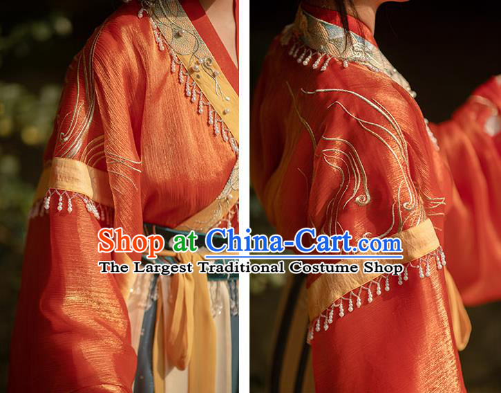 China Ancient Royal Princess Hanfu Dress Traditional Jin Dynasty Palace Lady Historical Clothing Full Set