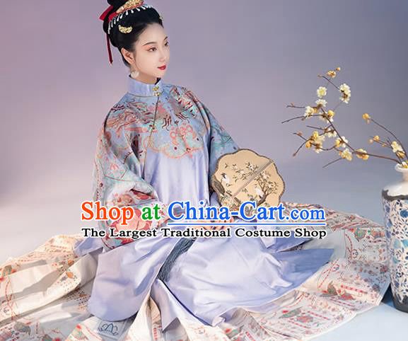 China Traditional Ming Dynasty Noble Countess Historical Clothing Ancient Imperial Consort Costumes for Woman