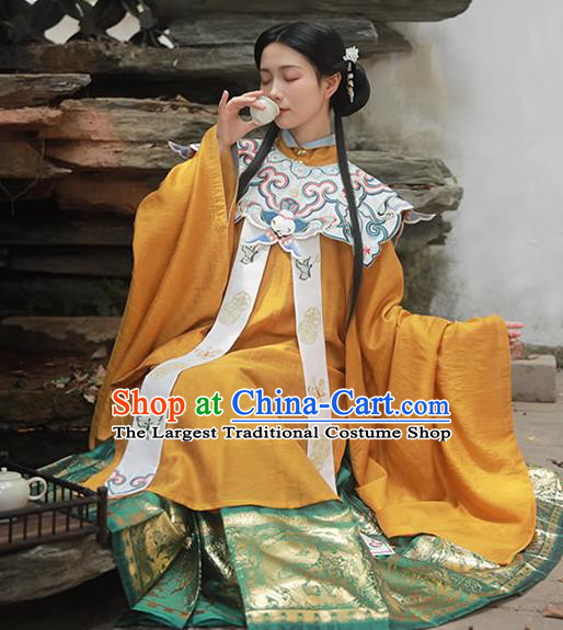 China Ancient Royal Princess Costumes Traditional Ming Dynasty Palace Lady Historical Clothing