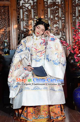 Traditional China Ming Dynasty Empress Historical Clothing Ancient Royal Queen Costumes Full Set