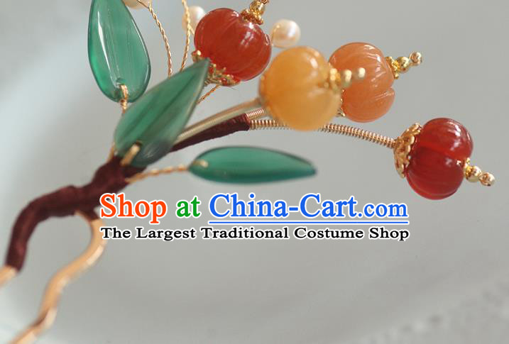 China Song Dynasty Princess Hairpin Handmade Hair Accessories Traditional Ceregat Hair Stick
