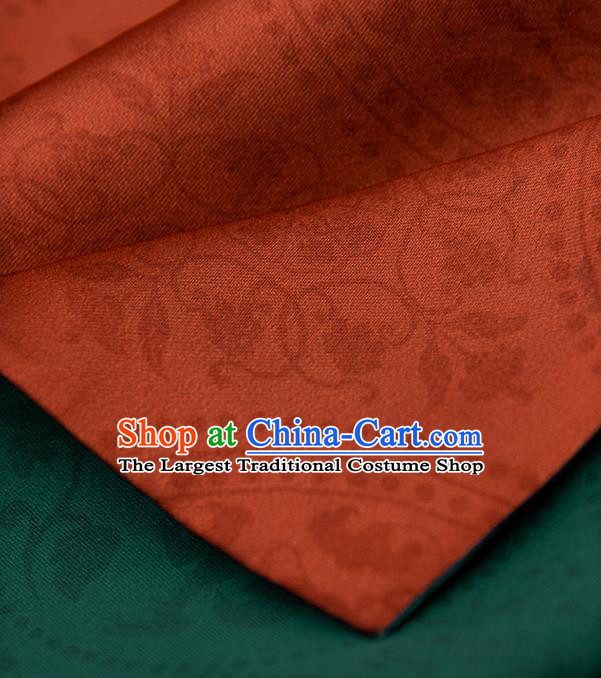 China Ancient Hanfu Clothing Traditional Tang Dynasty Historical Clothing Reversible Red Robe for Men for Women