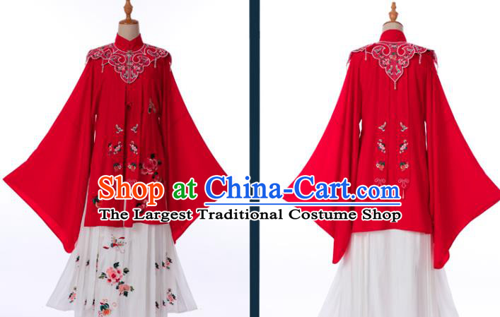 China Traditional Ming Dynasty Historical Costumes Ancient Noble Woman Embroidered Hanfu Clothing