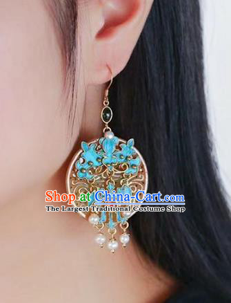 Handmade China Cheongsam Eardrop Traditional Jewelry Accessories National Jade Earrings