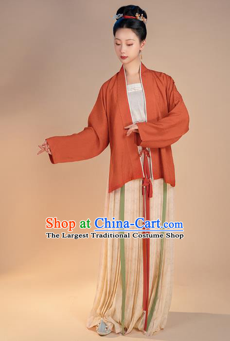 China Song Dynasty Noble Woman Historical Clothing Ancient Court Beauty Hanfu Dress