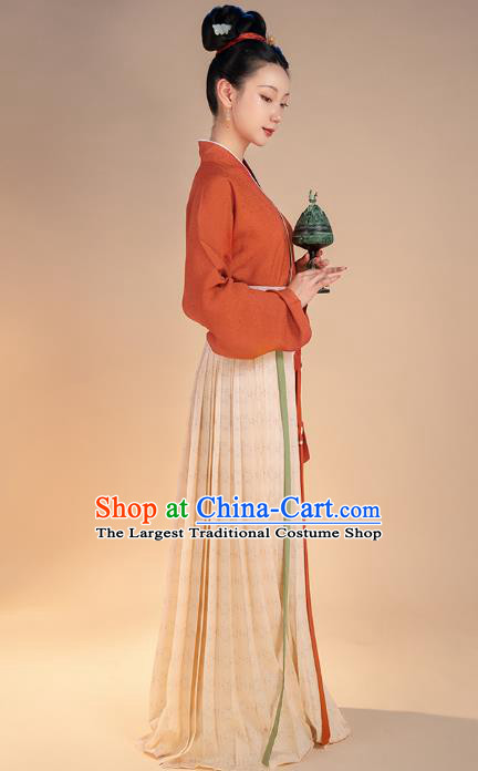 China Song Dynasty Noble Woman Historical Clothing Ancient Court Beauty Hanfu Dress