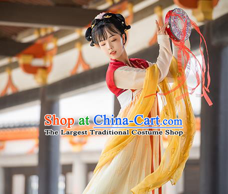 China Ancient Palace Female Hanfu Dress Traditional Tang Dynasty Royal Princess Taiping Historical Clothing