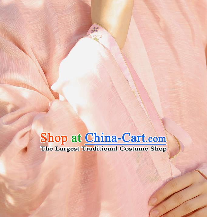 China Ancient Imperial Consort Hanfu Costumes Traditional Ming Dynasty Noble Woman Winter Historical Clothing