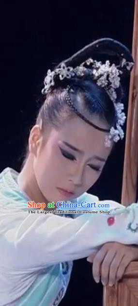 China Classical Dance Hair Accessories Traditional Umbrella Dance Wig Chignon