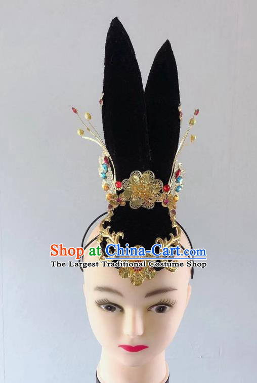 China Traditional Classical Dance Headwear Flying Apsaras Dance Hair Accessories