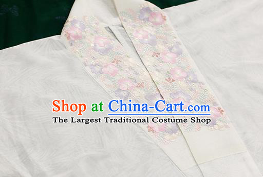 China Ancient Patrician Woman Clothing Traditional Embroidered Hanfu Dress Song Dynasty Noble Beauty Historical Costumes Full Set