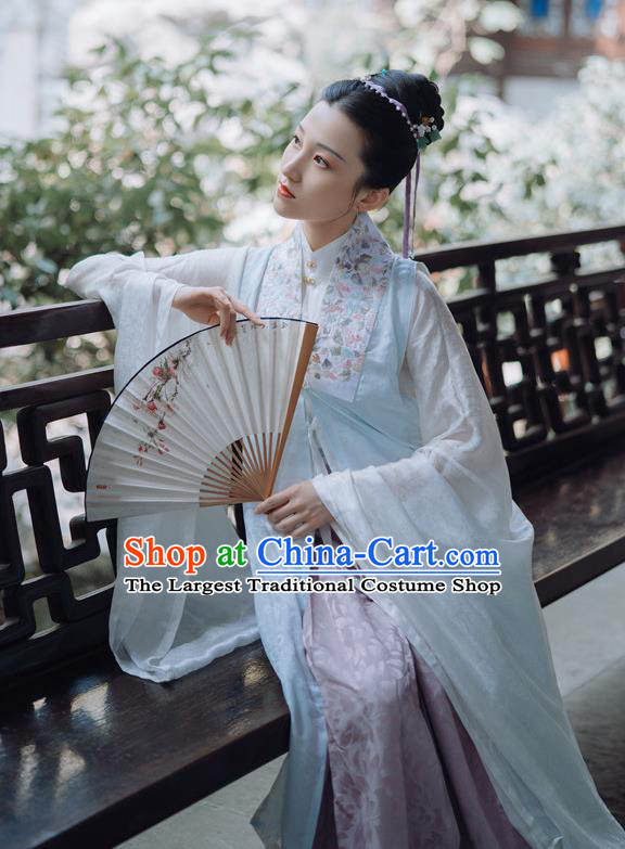 China Ancient Royal Countess Costumes Traditional Court Hanfu Dress Ming Dynasty Imperial Mistress Historical Clothing
