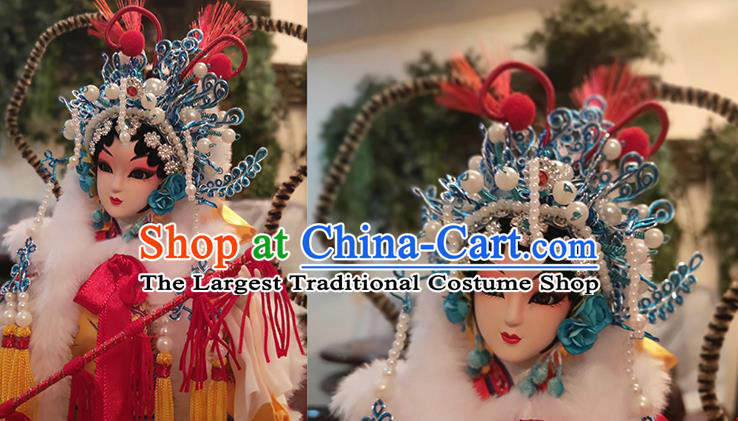 Handmade Traditional China Beijing Silk Figurine - Peking Opera Doll Wang Zhaojun
