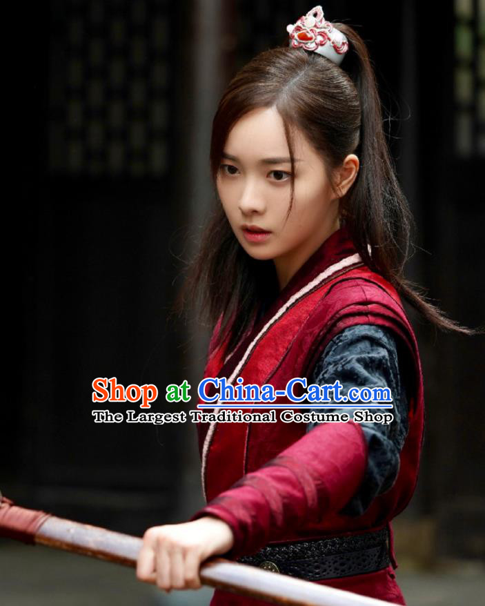 Chinese Drama The Imperial Coroner Leng Yue Clothing Ancient Swordswoman Garment Costumes Traditional Female Knight Hanfu Apparels