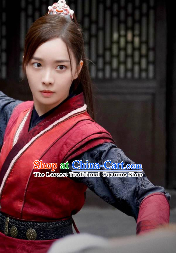 Chinese Drama The Imperial Coroner Leng Yue Clothing Ancient Swordswoman Garment Costumes Traditional Female Knight Hanfu Apparels