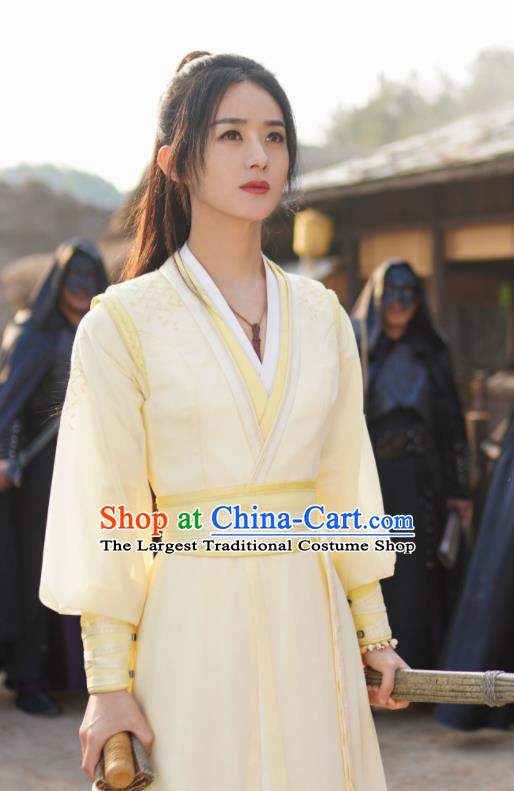 Chinese Traditional Martial Arts Dress Apparels Wuxia Drama The Legend of Fei Zhou Fei Clothing Ancient Swordswoman Garment Costumes