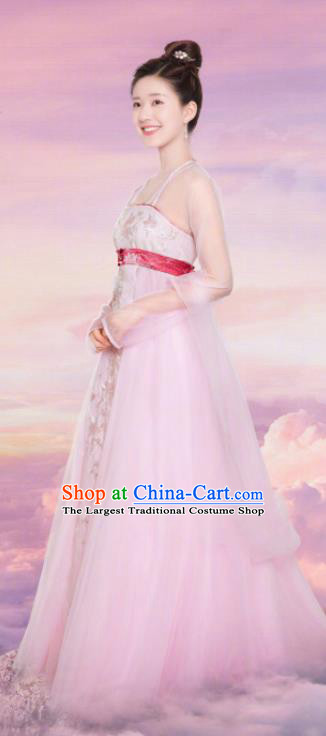 China Drama The Romance of Tiger and Rose Chen Qianqian Garment Costumes Traditional Hanfu Dress Ancient Princess Clothing