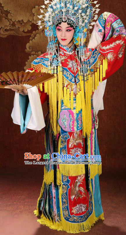 China Traditional Opera Princess Clothing Beijing Opera Diva Costume Peking Opera Hua Tan Dress Garments and Headdress