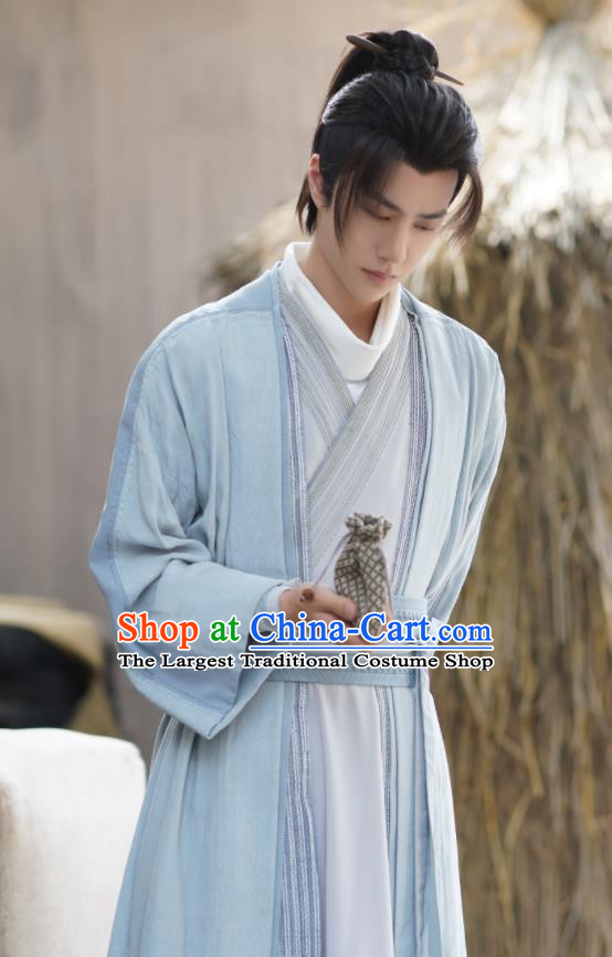 China Wuxia Drama The Legend of Fei Xie Yun Wang Yibo Clothing Ancient Swordsman Garment Costumes Traditional Hanfu Apparels