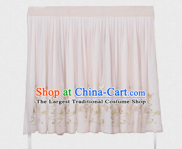 China Ancient Ming Dynasty Patrician Female Costumes Traditional Hanfu Apparels Court Embroidered Clothing