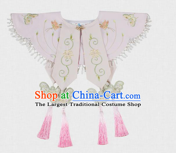 China Ancient Ming Dynasty Patrician Female Costumes Traditional Hanfu Apparels Court Embroidered Clothing