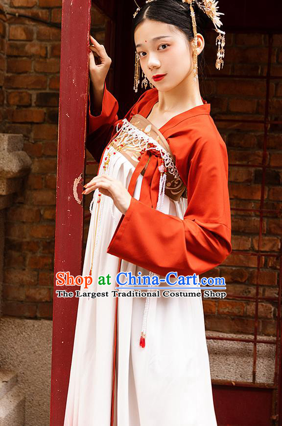 Traditional China Tang Dynasty Royal Princess Hanfu Dress Ancient Court Lady Historical Clothing