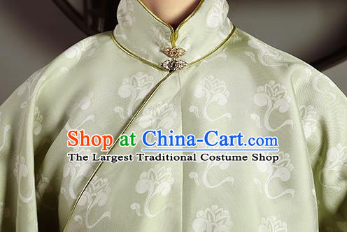 China Ancient Patrician Beauty Hanfu Dress Garment Traditional Ming Dynasty Aristocratic Lady Historical Costumes