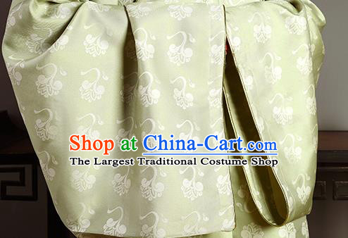 China Ancient Patrician Beauty Hanfu Dress Garment Traditional Ming Dynasty Aristocratic Lady Historical Costumes