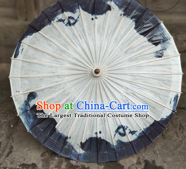 China Handmade Umbrellas Craft Traditional Oil Paper Umbrella Classical Ink Painting Umbrella