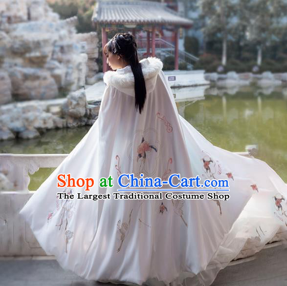 China Ancient Palace Lady Hanfu Cape Traditional Ming Dynasty Princess Historical Clothing