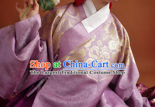 China Ming Dynasty Court Lady Hanfu Clothing Traditional Ancient Palace Beauty Costumes