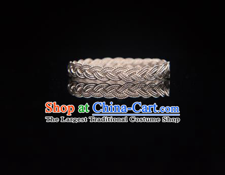 China National Silver Circlet Jewelry Traditional Ring Accessories