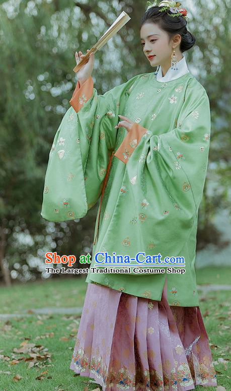 China Ancient Imperial Consort Costumes Traditional Hanfu Dress Ming Dynasty Royal Woman Historical Clothing