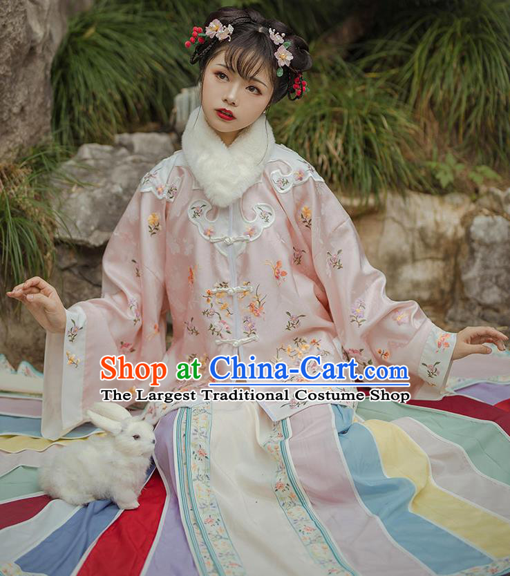 China Ancient Royal Princess Embroidered Clothing Traditional Qing Dynasty Manchu Historical Costumes for Women
