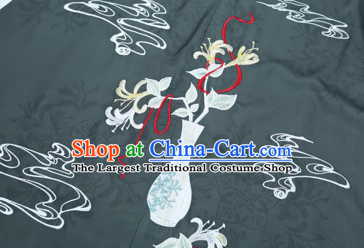 China Ancient Scholar Embroidered Costumes Traditional Ming Dynasty Noble Childe Clothing for Men