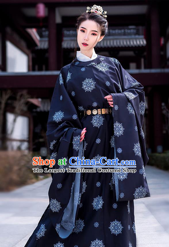 China Ancient Nobility Childe Hanfu Clothing Traditional Ming Dynasty Swordsman Costume for Men