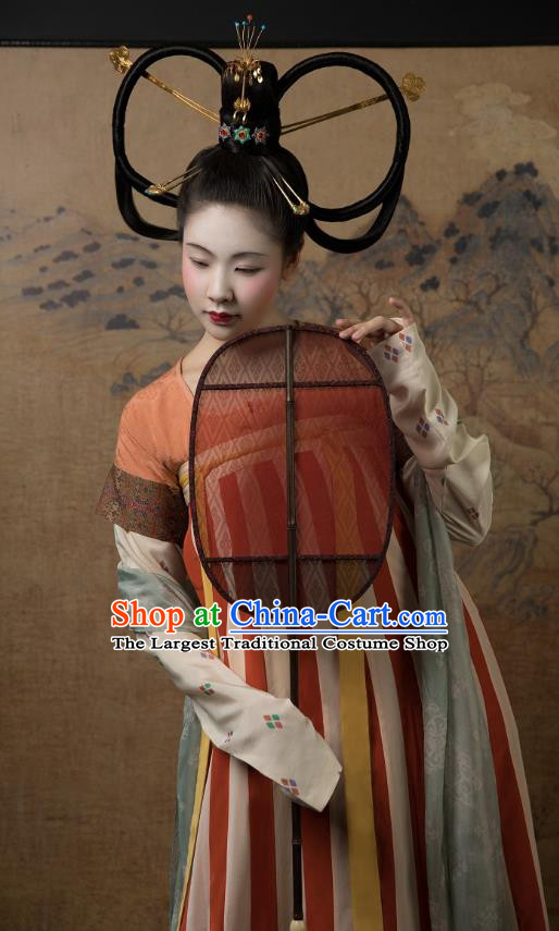 China Ancient Palace Beauty Hanfu Dress Traditional Tang Dynasty Princess Historical Clothing for Women