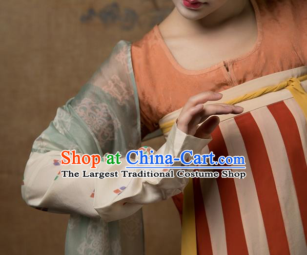 China Ancient Palace Beauty Hanfu Dress Traditional Tang Dynasty Princess Historical Clothing for Women