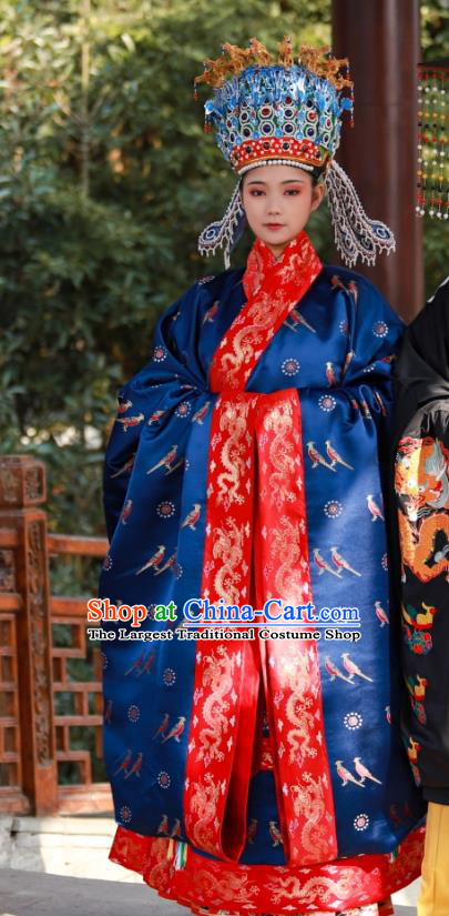 Chinese Traditional Ming Dynasty Court Woman Historical Costumes Ancient Empress Clothing