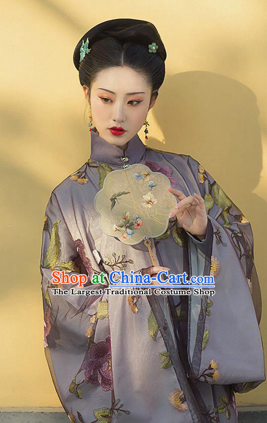 Traditional China Ming Dynasty Court Woman Historical Costumes Ancient Imperial Empress Hanfu Dress Clothing