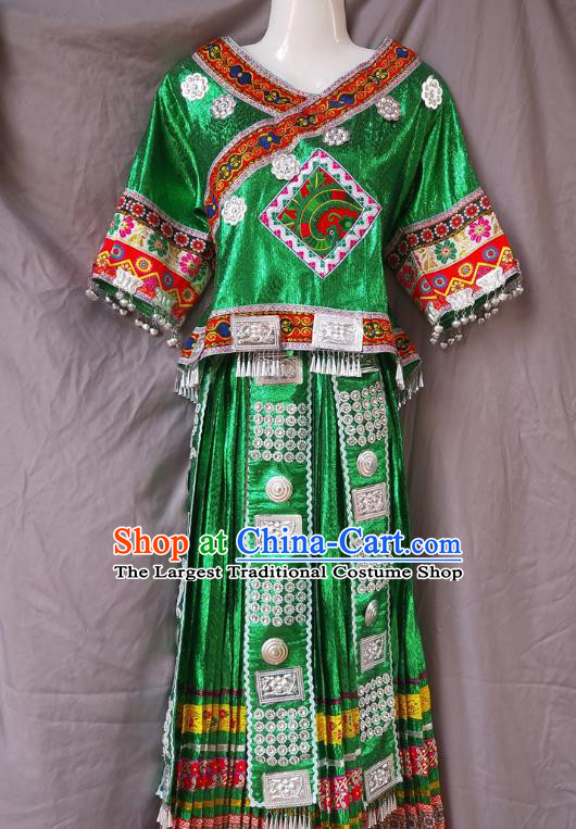 Chinese Hmong Ethnic Dance Costumes Traditional Miao National Minority Stage Performance Clothing