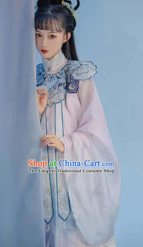 China Ancient Court Princess Hanfu Clothing Traditional Ming Dynasty Nobility Lady Costumes