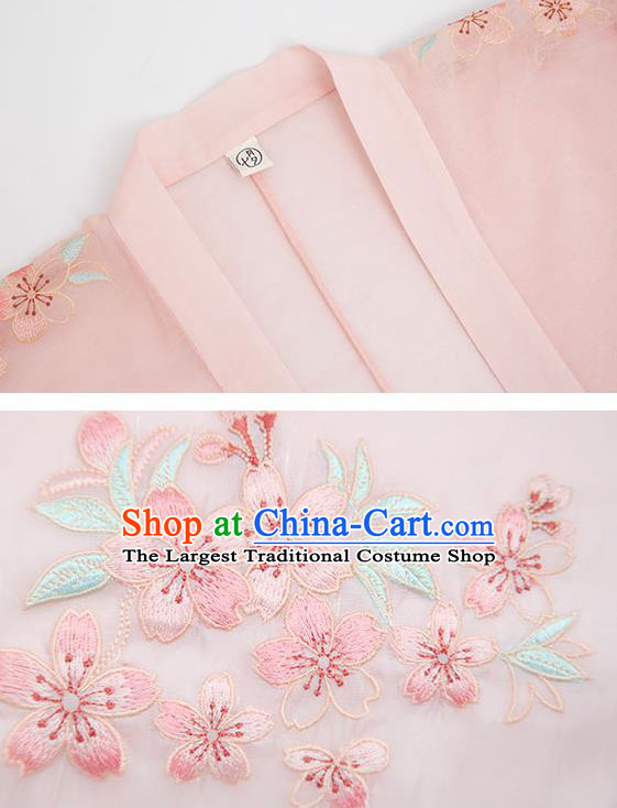 China Traditional Song Dynasty Palace Princess Embroidered Costumes Ancient Court Infanta Historical Clothing