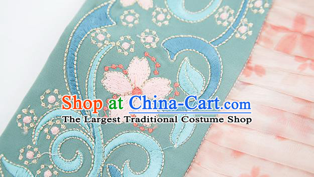 China Traditional Song Dynasty Palace Princess Embroidered Costumes Ancient Court Infanta Historical Clothing