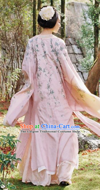 China Traditional Tang Dynasty Imperial Concubine Historical Costumes Ancient Palace Beauty Hanfu Clothing
